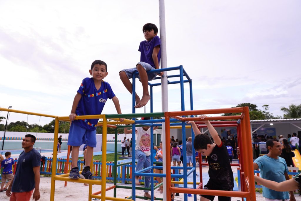 Primeiro espaço de lazer exclusivo para autistas é inaugurado pelo governador do Amazonas 1 Sejusc Inauguracao Espaco Azul Fotos Herick Pereira Secom 7